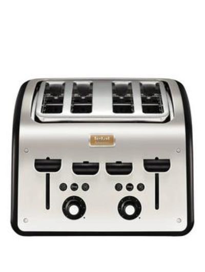 Tefal Tt7708Uk Maison Toaster Metal/Black